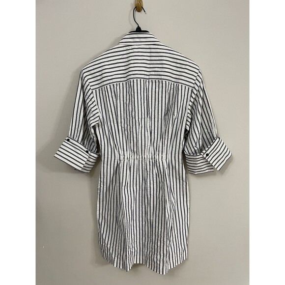 Madewell Tucked Mini Shirtdress NWT Size 6 - Picture 8 of 14